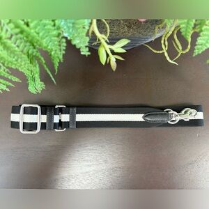 Coach Black & White Webbing Replacement Strap C2492 (NWOT).